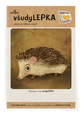 Lesní svět všudyLEPKA vel. 1 -002 - Ježek