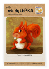 Lesní svět všudyLEPKA vel. 1 -007 - Veverka