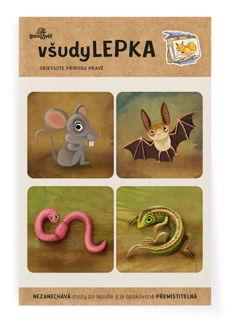 Lesní svět všudyLEPKA vel. 1 -013 - Mix ze zahrady