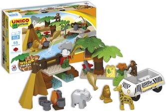 Androni Unico Safari ostrov 55 dílků
