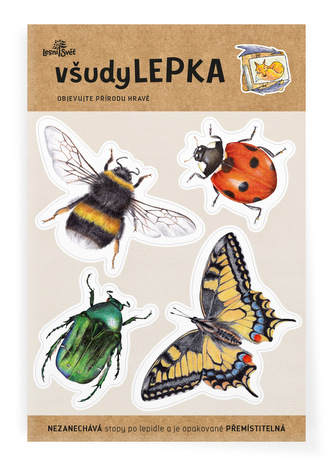 Lesní svět všudyLEPKA vel. 1 -044 - Hmyz