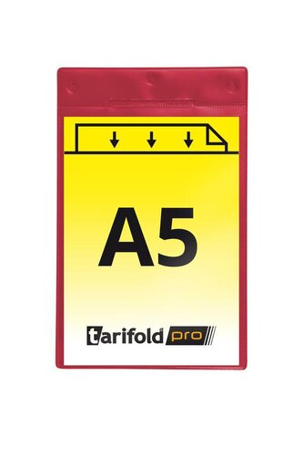 djois magnetická identifikační kapsa A5, červená, 10 ks