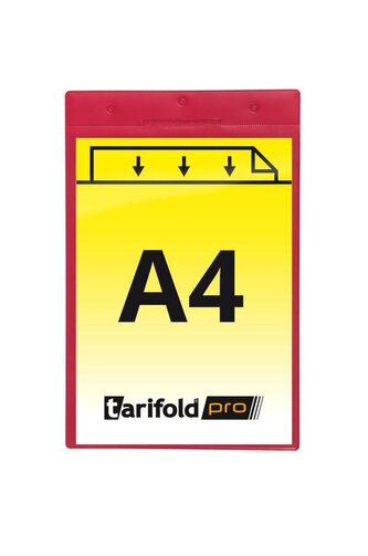 djois magnetická identifikační kapsa A4, červená, 10 ks