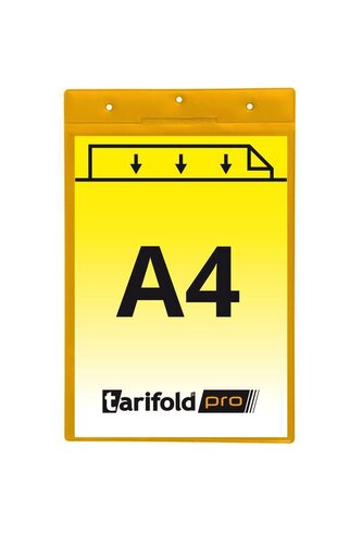 djois identifikační kapsa A4, žlutá, 10 ks