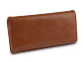 Dámská peněženka 10x19 cm - 1 ks - 1 hnědá koňak
