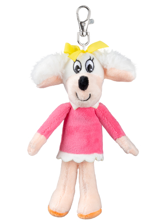 Myšpulín 15 cm (Čtyřlístek), plyšový přívěsek na karabince