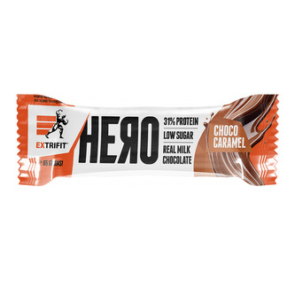 Extrifit Hero Protein Bar 31% choco caramel 65 g (čokoláda-karamel)