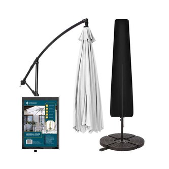 Kryt na slunečník 265 cm, černý SPRINGOS EXTERIO