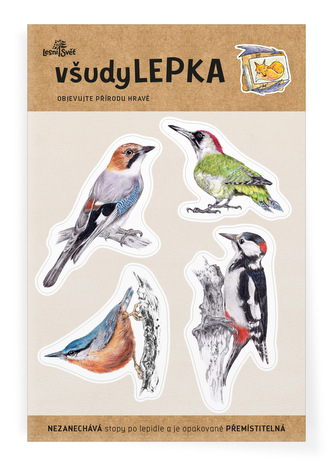 Lesní svět všudyLEPKA vel. 1 -039 - Šplhavci