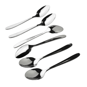 ORCHID Komplet 6 łyżek 18cm