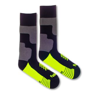 Ponožky Hike Neon Zelené M (39-42)