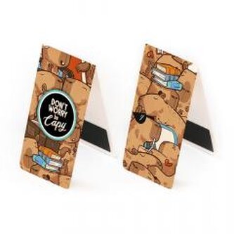Zakładka magnetyczna - Don`t worry be Capy