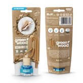 GREEN WOOD - Osvěžovač vzduchu s dřevěným víčkem Ocean Breeze