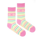 Ponožky Liga proti rakovině Pastel Růžové M (41-45)