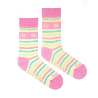 Ponožky Liga proti rakovině Pastel Růžové M (41-45)