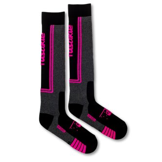 Podkolenky lyžařské růžové Růžové S (35-38)