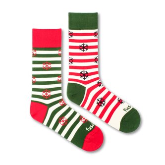 Ponožky Vánoce na sněhu Zelené S (35-38)