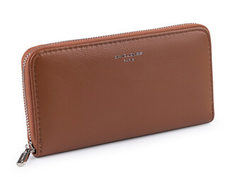 Dámská peněženka / dokladovka 10x19 cm - 1 ks - 2 hnědá koňak