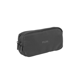 Pouzdro na pera MILAN 3-zipové, série Shadow - černé