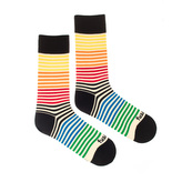 Ponožky Proužek tenký světlý Vícebarevné M (39-42)