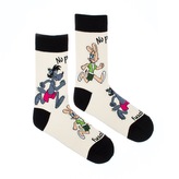 Ponožky No počkej Chyť mě CZ Béžové S (35-38)