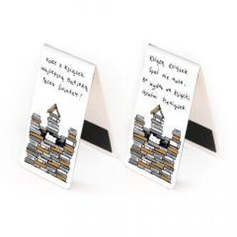 Zakładka magnetyczna - Fort z książek