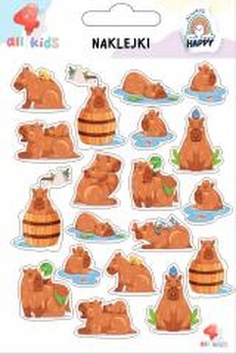 Naklejki dla dzieci Kapibary