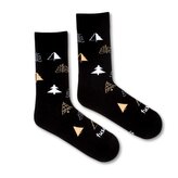 Ponožky Stromek v zimě Černé L (43-46)