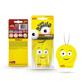 FRESH SMILE - Osvěžovač vzduchu z celulózového závěsu Vanilla