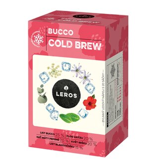 LEROS Bylinná směs Bucco Cold Brew - nálev. sáčky (20 x 1,5 g) - na přípravu ledového čaje