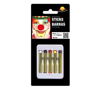 Barevné tužky na líčení 5 kusů