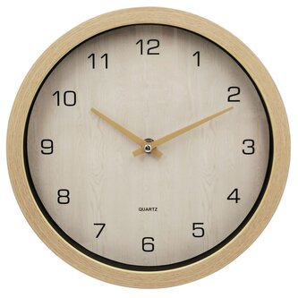 Nástěnné hodiny BODO béžová O 26 cm Mybesthome