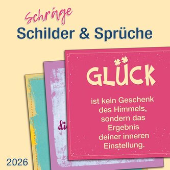Planer mit Sprüchen 2026