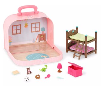 Li’l Woodzeez Kouzelný dětský pokoj v kufříku – malý svět velké zábavy