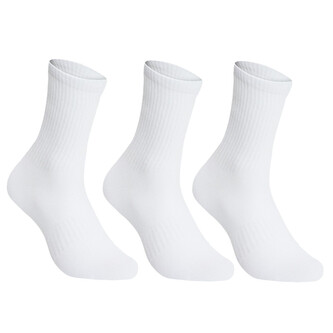 3PACK ponožky Benysøn vysoké bílé (B-6202) L