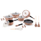 Sada nádobí Royalty, 17 ks, barva copper