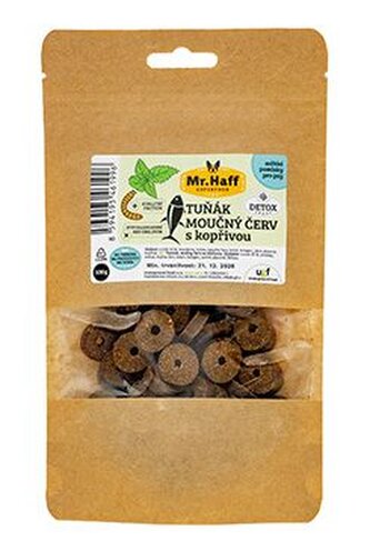 UGF pamlsek Mr. Haff moučný červ, tuňák a kopřiva 100g