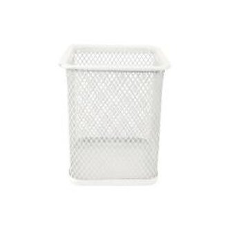 Kubek na długopisy siatka kwadrat perłowy LEVIATAN