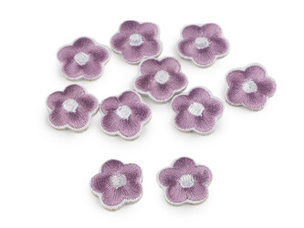 Nažehlovačka květ - 10 ks - 4 fialová lila