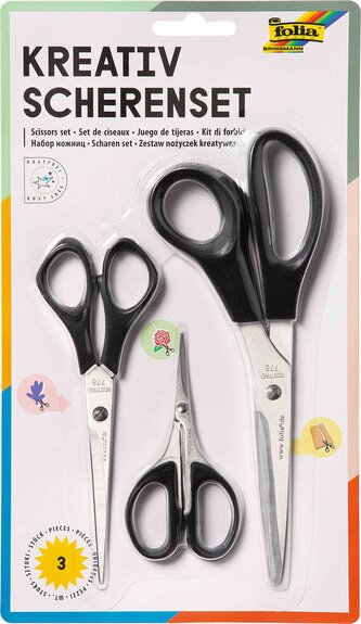 Nůžky, 3 různé velikosti