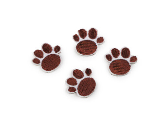 Nažehlovačka tlapka - 10 ks - 3 hnědá