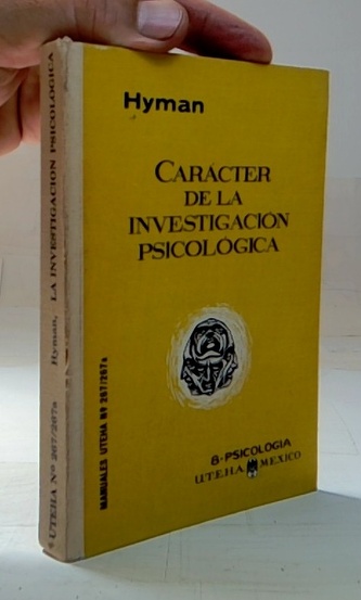 Caracter de la Investigación psicologica