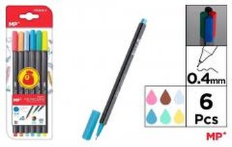 Cienkopis 0.4mm 6 kolorów