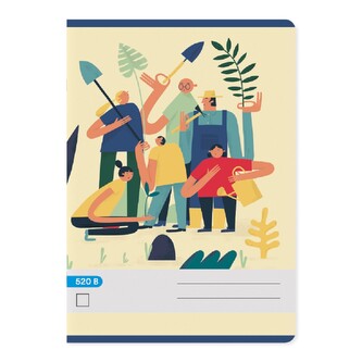 Papírny Brno - Školní sešit Premium 520 - A5, 20 listů, čistý - 20 ks