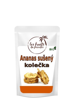 Ananas kolečka RAW BIO 1 kg LES FRUITS DU PARADIS