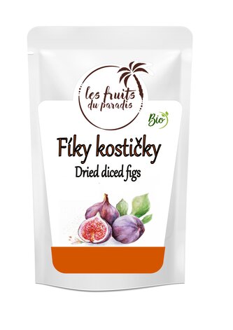 Fíkové kostičky Bio 200 g LES FRUITS DU PARADIS