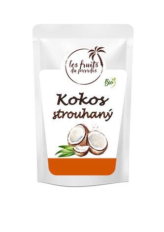 Kokos strouhaný BIO 500 g LES FRUITS DU PARADIS