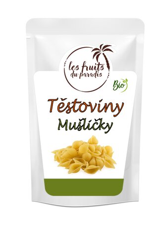 Těstoviny Mušličky BIO 1 kg LES FRUITS DU PARADIS