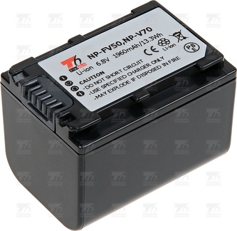 T6 power baterie NP-FV70, NP-FV50, NP-FV30