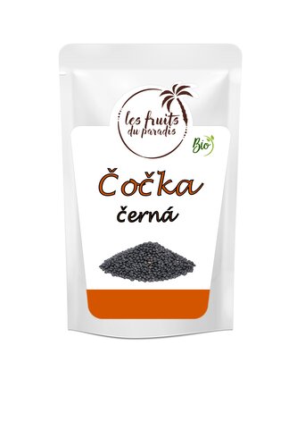 Čočka černá BIO 1 kg LES FRUITS DU PARADIS